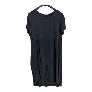 Shyloh Made in Italy Black Lagenlook Dress OS